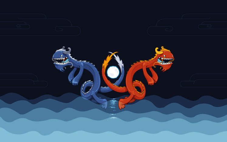 dragon, Sea HD Wallpaper Desktop Background