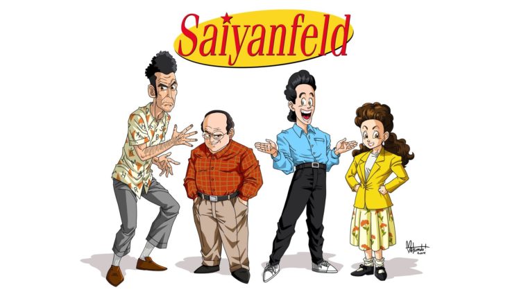 Seinfeld, Dragon Ball Z, Crossover HD Wallpaper Desktop Background