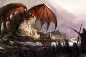 dragon, Castle