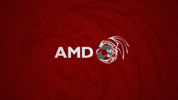AMD, Dragon, Red HD Wallpaper Desktop Background