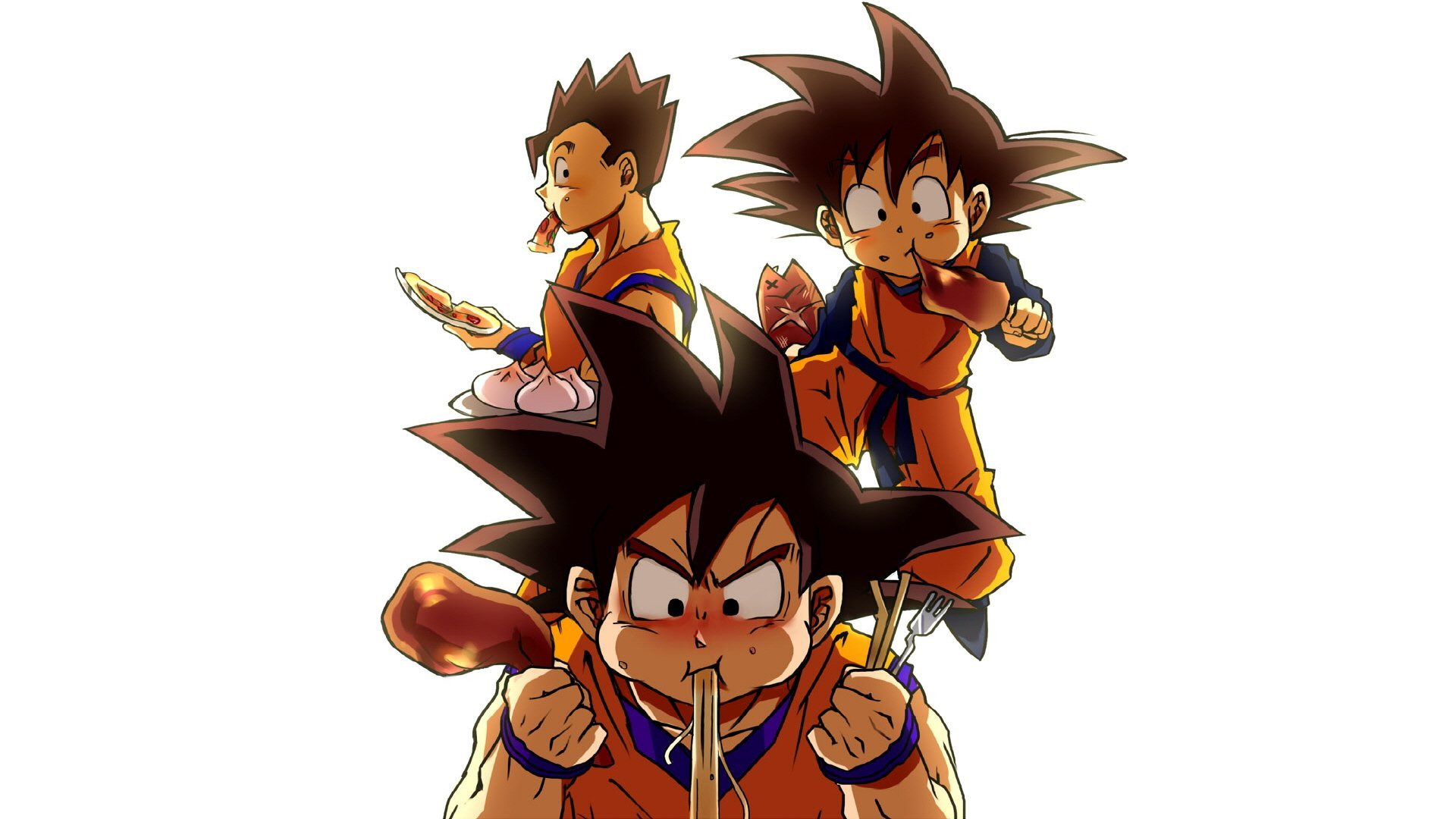 Dragon Ball Z, Anime, Son Goku, Son Gohan, Son Goten Wallpaper