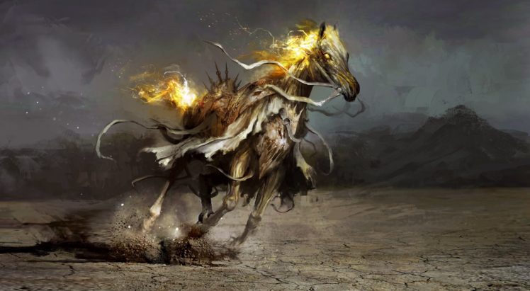 fantasy art, Artwork, Horse HD Wallpaper Desktop Background
