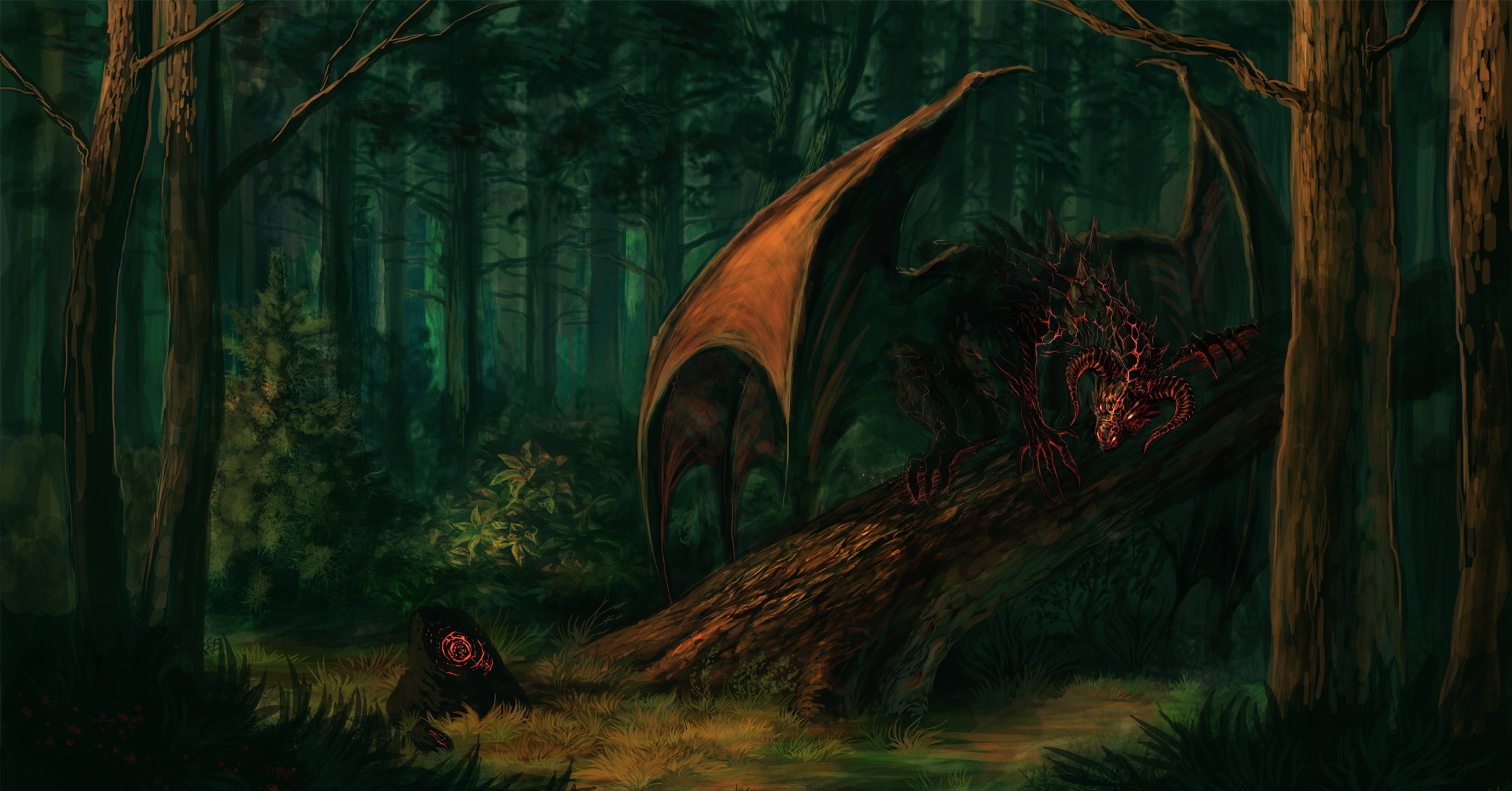 dragon, Fantasy art Wallpaper