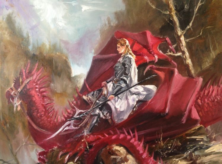 fantasy art, Dragon, Artwork HD Wallpaper Desktop Background