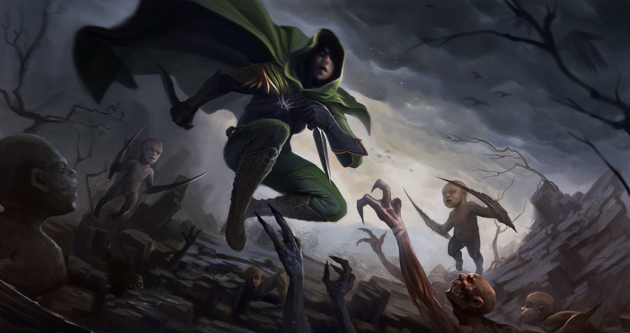 warrior, Fantasy art, Artwork Wallpaper