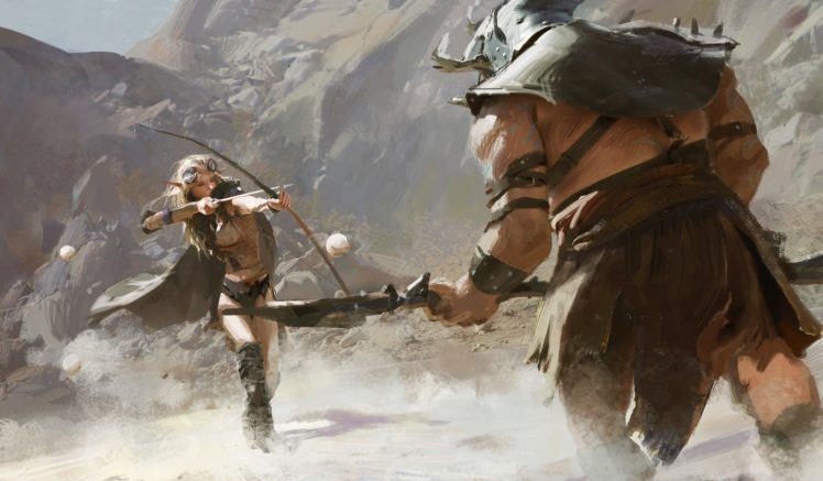 archers, Warrior, Fantasy art, Artwork HD Wallpaper Desktop Background