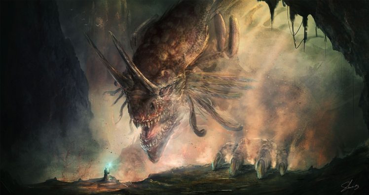 fantasy art, Artwork, Dragon HD Wallpaper Desktop Background