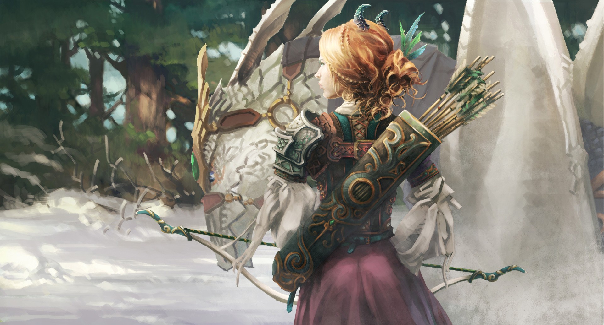archers, Fantasy art Wallpaper