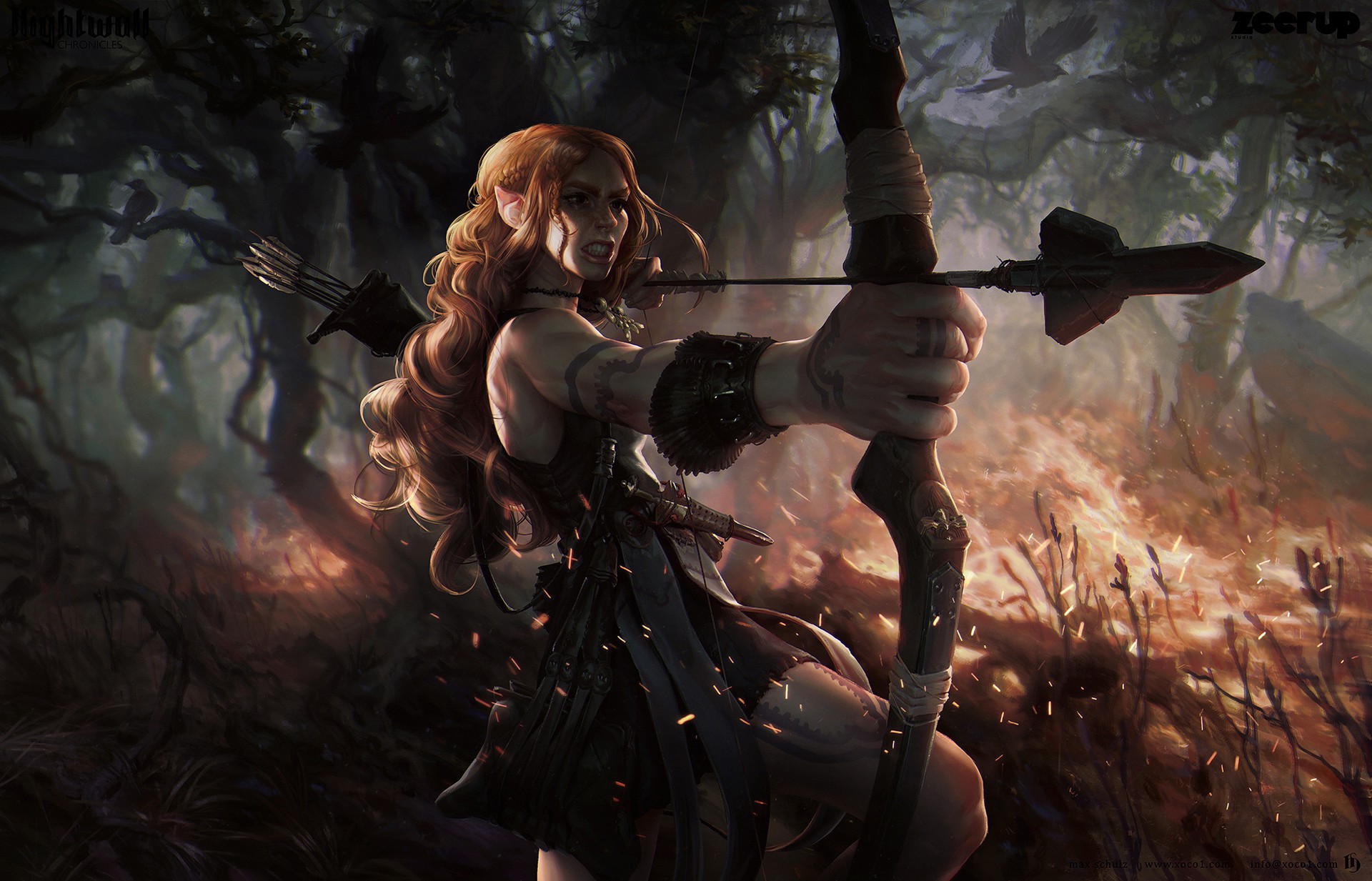 archers, Fantasy art Wallpaper