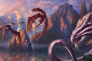 dragon, Fantasy art, Artwork