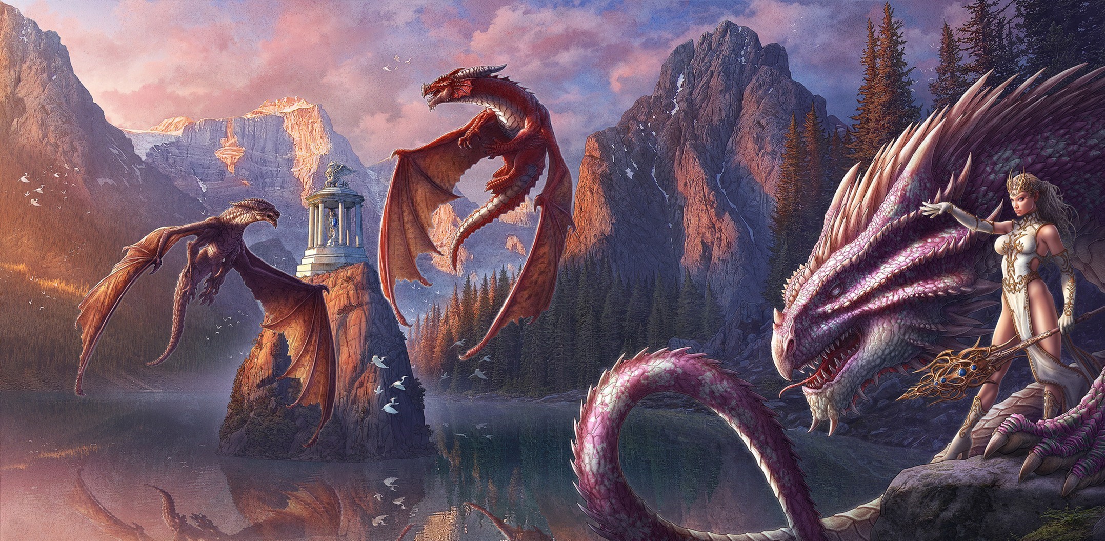 dragon, Fantasy art, Artwork Wallpaper
