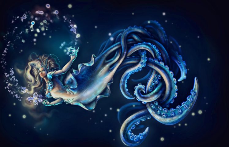 mermaids, Fantasy art, Artwork HD Wallpaper Desktop Background