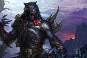 fantasy art, Werewolves, Artwork