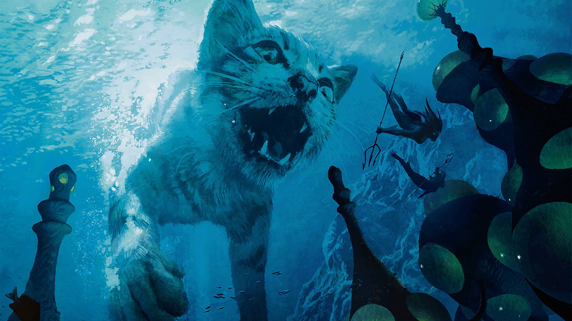fantasy art, Underwater, Magic: The Gathering Wallpaper