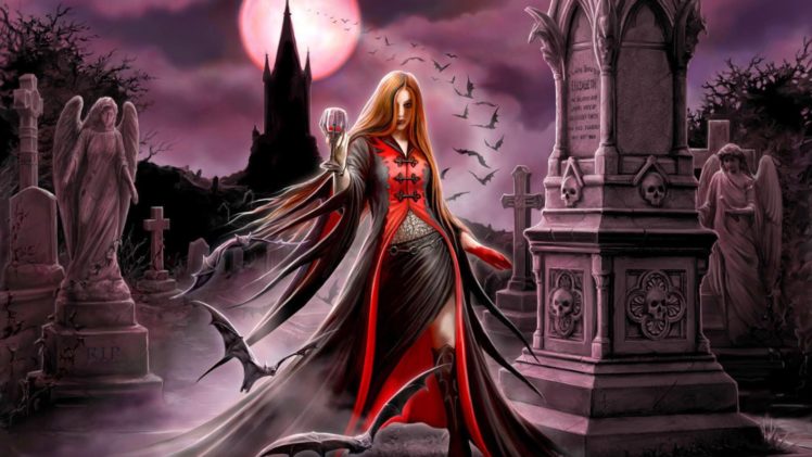 vampires, Fantasy art, Artwork HD Wallpaper Desktop Background