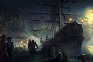 pirates, Fantasy art, Ship