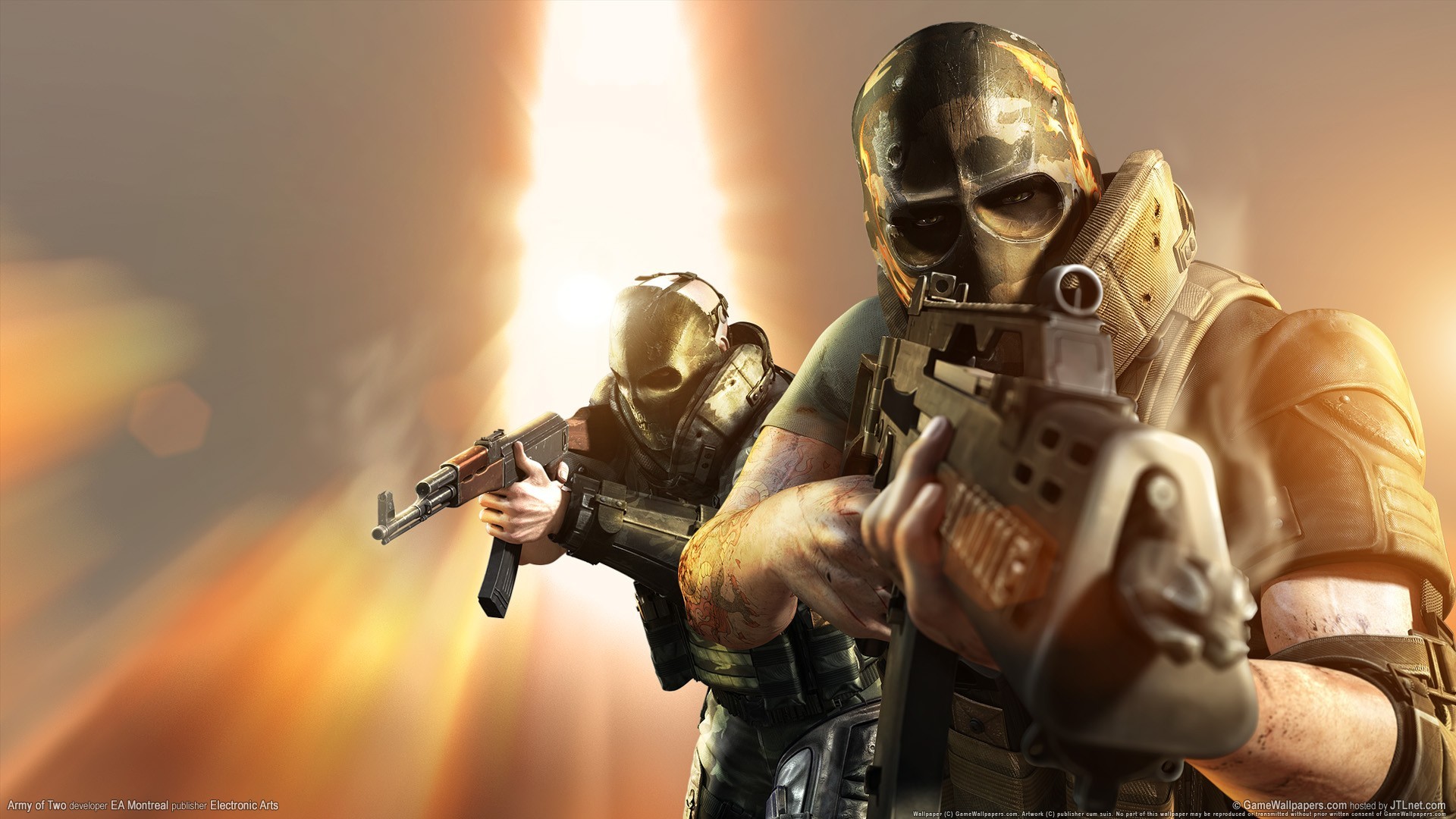 Army of Two, Digital art Wallpaper