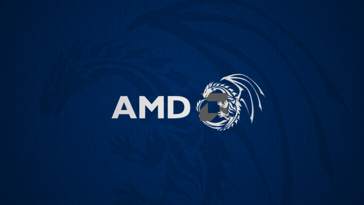AMD, Blue, Dragon HD Wallpaper Desktop Background