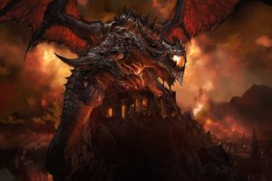 Deathwing, Dragon,  World of Warcraft, World of Warcraft: Cataclysm