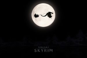 Santa Claus, The Elder Scrolls V: Skyrim, Dragon, Moon