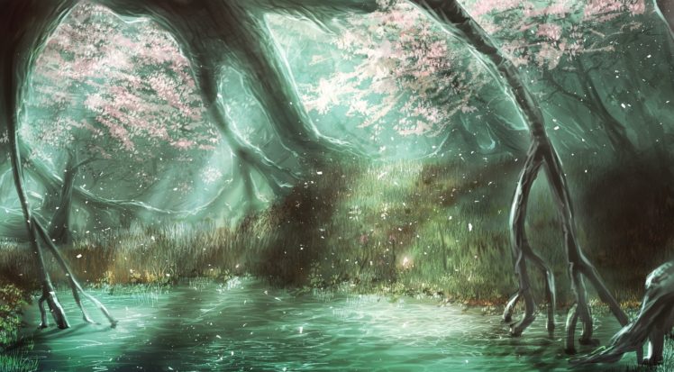 fantasy art, Artwork, Nature HD Wallpaper Desktop Background