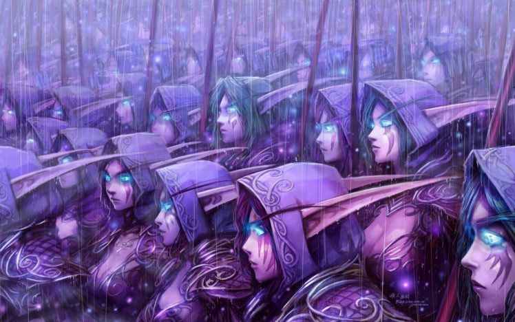 elves, Artwork, Fantasy art, World of Warcraft, Night Elves HD Wallpaper Desktop Background