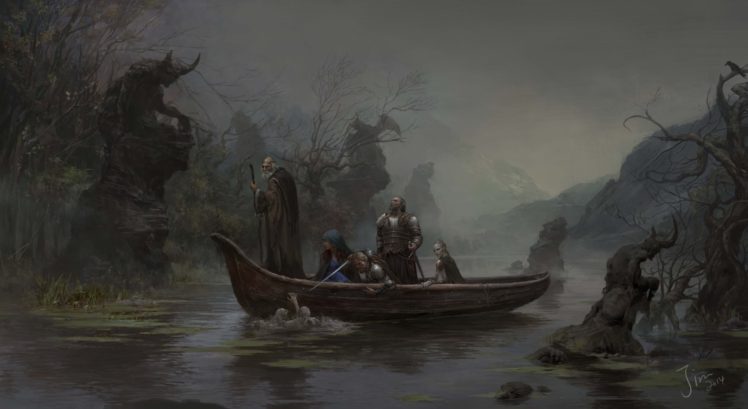 Image result for fantasy art boat