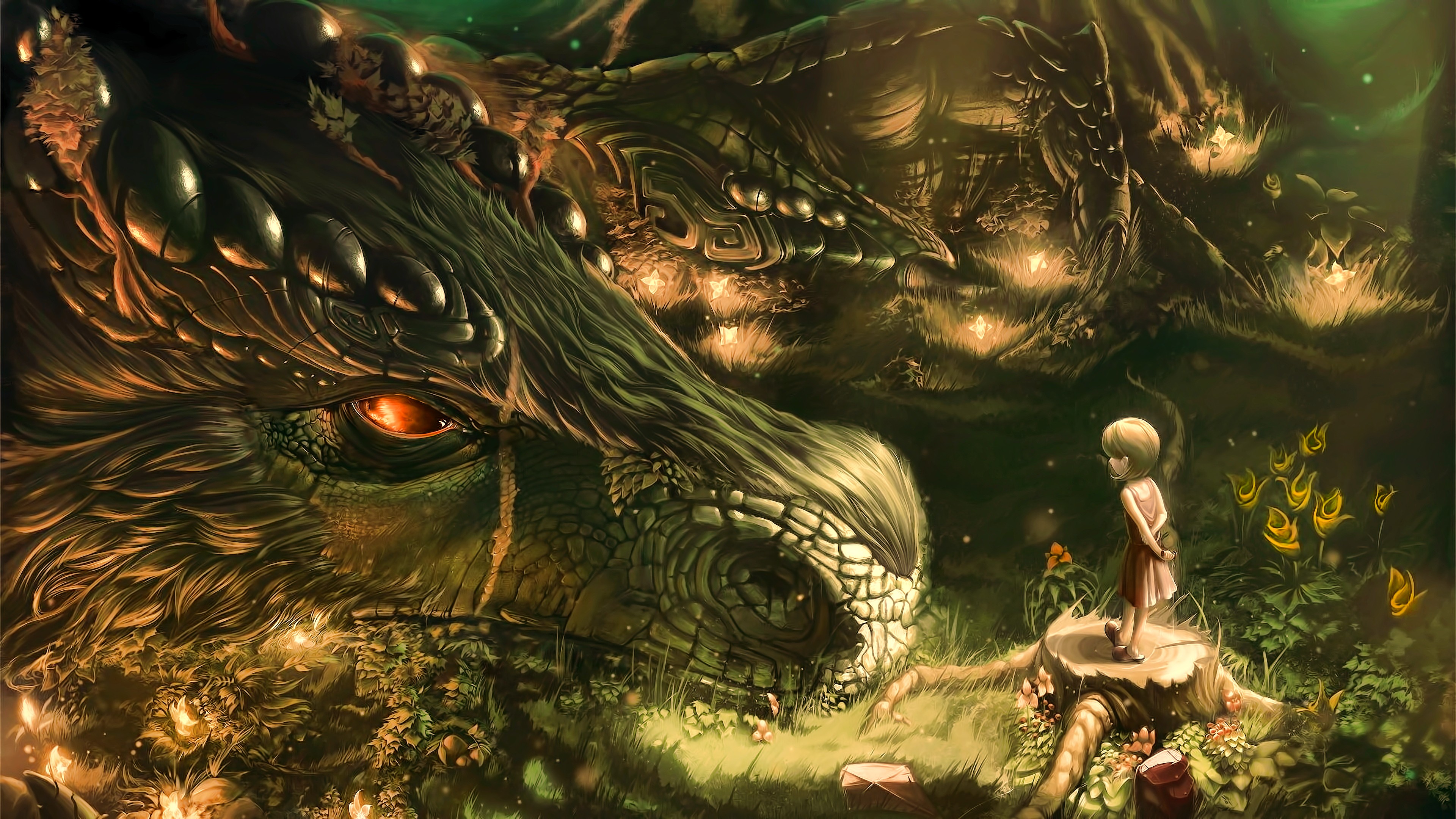 dragon, Fantasy art Wallpaper