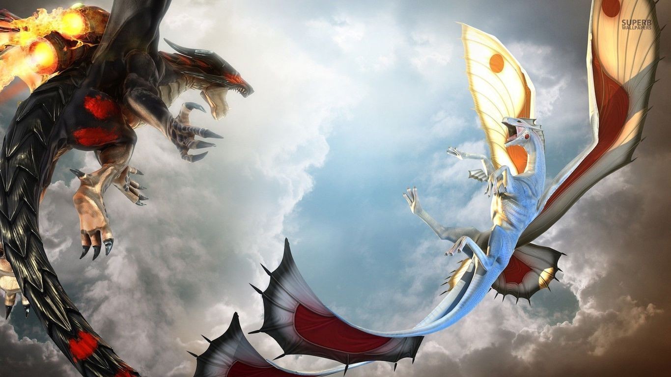 dragon, Fantasy art, Digital art Wallpaper