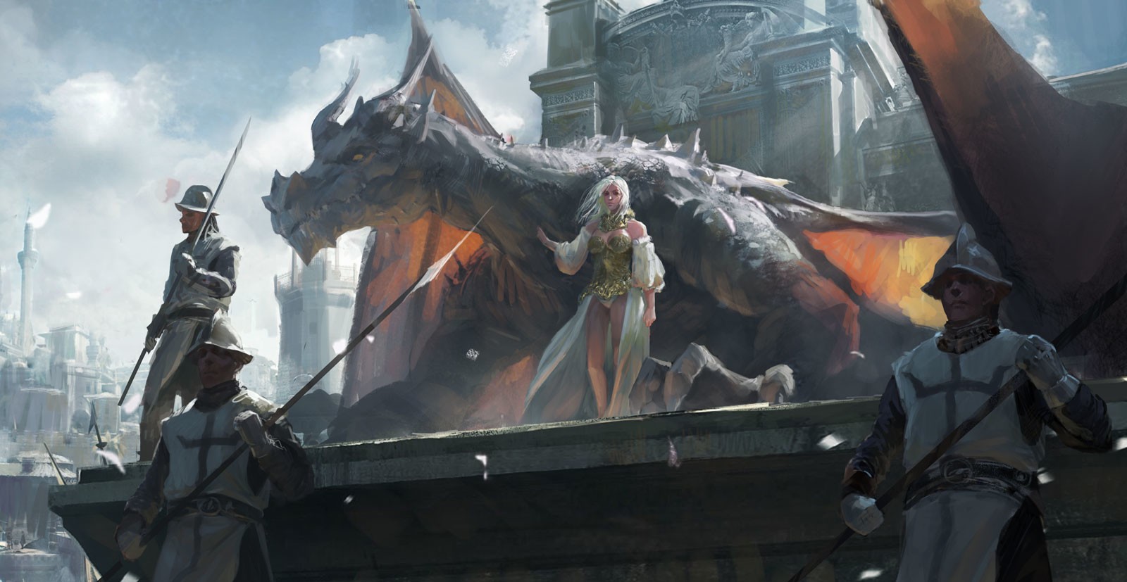 fantasy art, Dragon Wallpaper