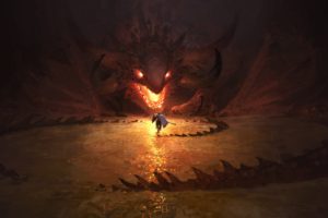 fantasy art, Dragon