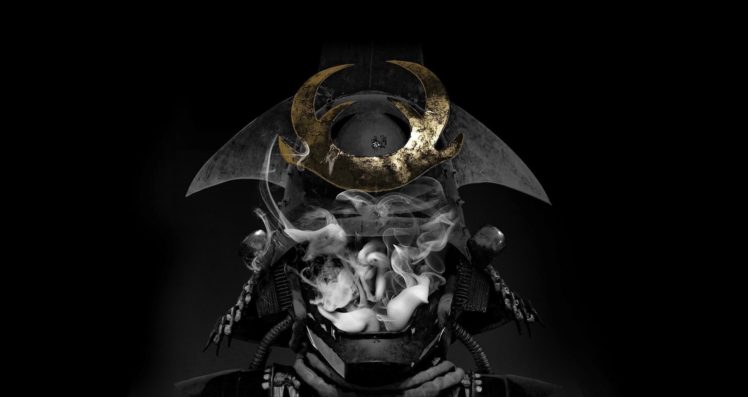 warrior, Ancient, Old, Crown, Smoking, Smoke, Fantasy art, Weapon, Gold, Shining, The Glitch Mob HD Wallpaper Desktop Background