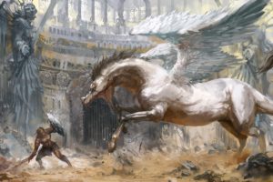 Pegasus, Fantasy art, Artwork