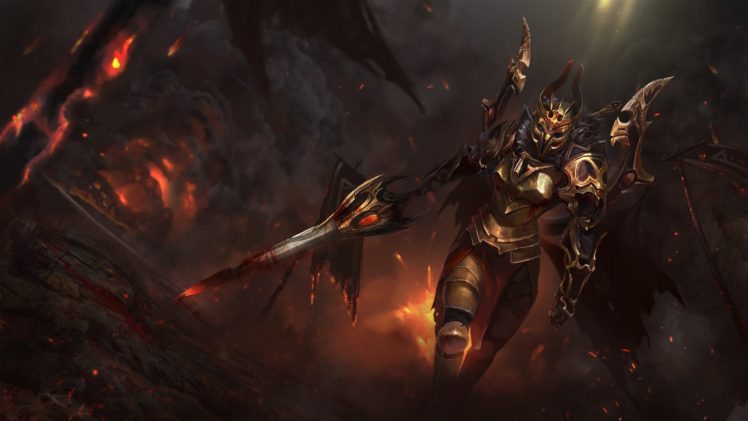 warrior, Hell, Fantasy art, Dota, Dota 2, Video games HD Wallpaper Desktop Background