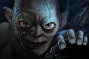 Gollum, Smeagol, The Lord of the Rings, CGI, Creature, Render, Fantasy art