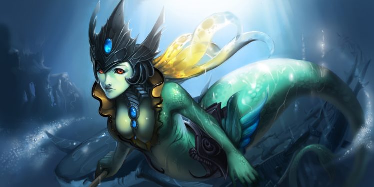 mermaids, Fantasy girl, Fantasy art HD Wallpaper Desktop Background