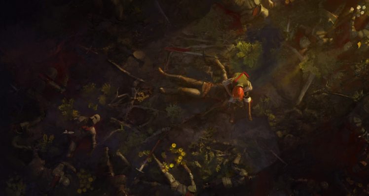 fantasy art, Battle, The Witcher HD Wallpaper Desktop Background