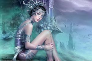 fantasy art, Digital art, Fantasy girl
