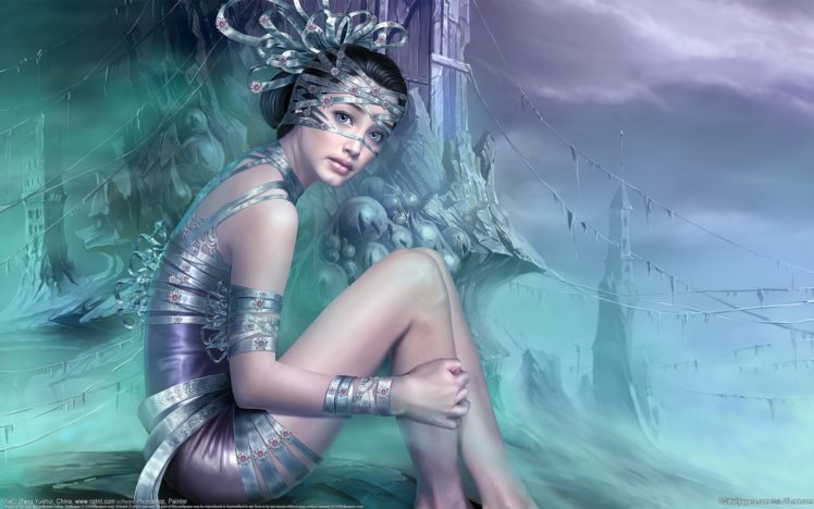 fantasy art, Digital art, Fantasy girl HD Wallpaper Desktop Background