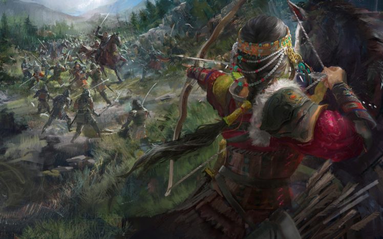 archer, Fantasy art, Battle, Bow, Artwork HD Wallpaper Desktop Background
