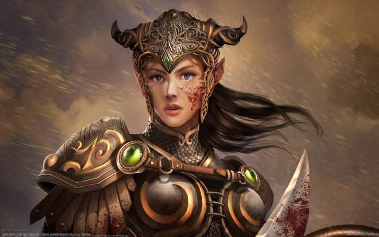 warrior, Fantasy art, Fantasy girl HD Wallpaper Desktop Background