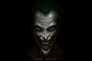 Joker, Face, Batman, Comics, Smiling, Artwork, Fantasy art