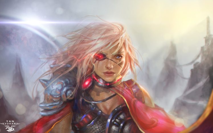 warrior, Yan Kyohara, Fantasy art, Futuristic, The Honourable Woman HD Wallpaper Desktop Background