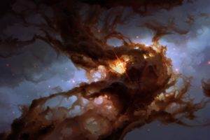 nebula, Space, Fantasy art