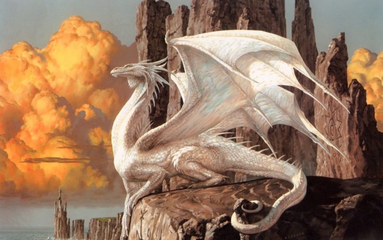 dragon, Fantasy art, Wings HD Wallpaper Desktop Background
