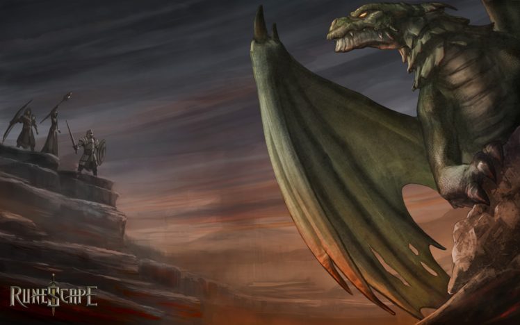 Runescape, Dragon, Fantasy art HD Wallpaper Desktop Background