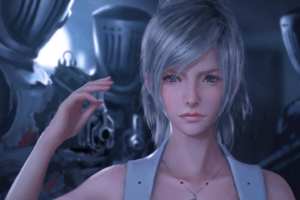 Luna (Final Fantasy XV), Guards, Final Fantasy XV, Gun, Fantasy art, Silver hair