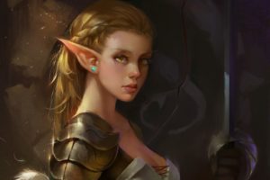 elves, Fantasy art, Fantasy girl