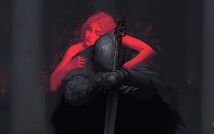 knight, Artwork, Fantasy art, Dark Souls II HD Wallpaper Desktop Background