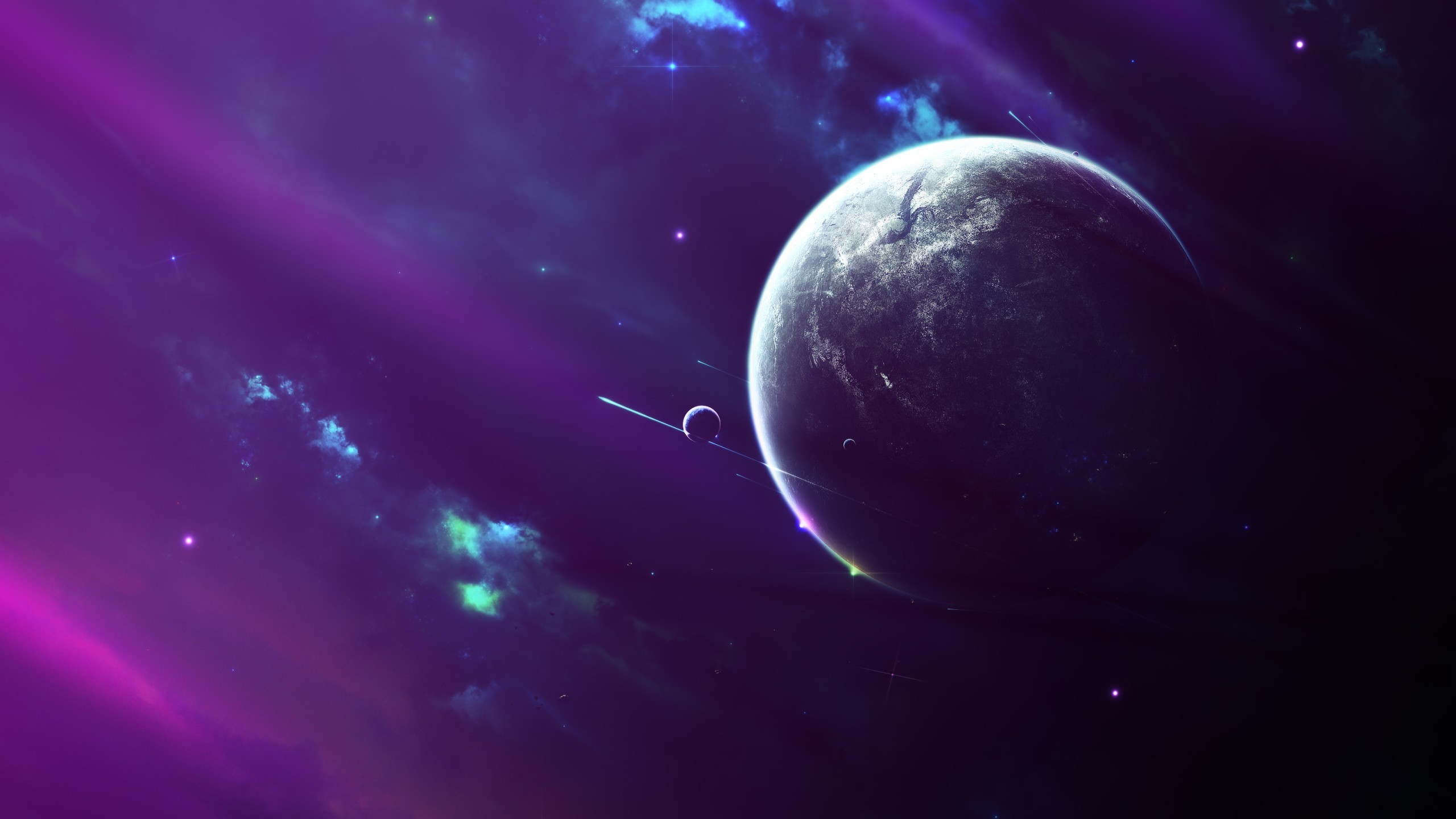 planet, Space, Fantasy art Wallpaper